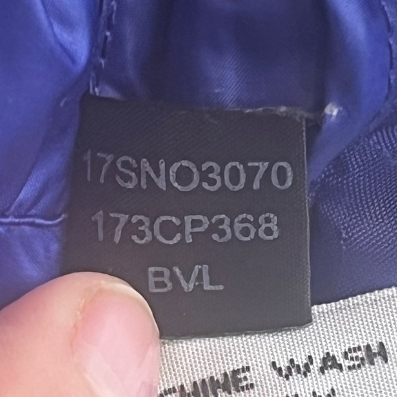 Kenneth Cole Winter Puffer Jacket Duck Down & Waterfowl Feathers Sz Large Purple - Picture 9 of 16